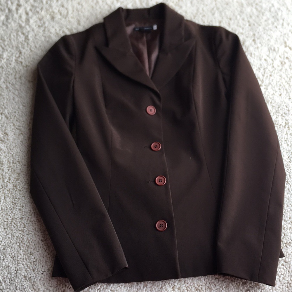 Monica Bianco Brown Blazer.    Size 4